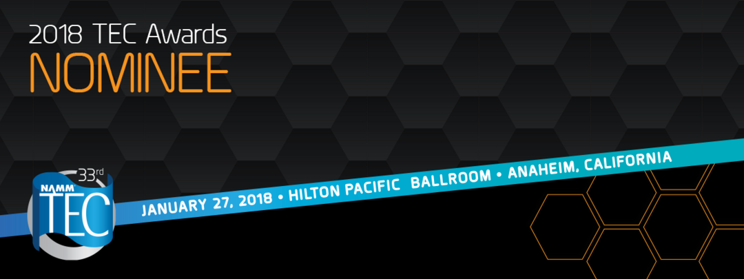 QSC as a 2018 Tec Awards Nominee for NAMM TEC