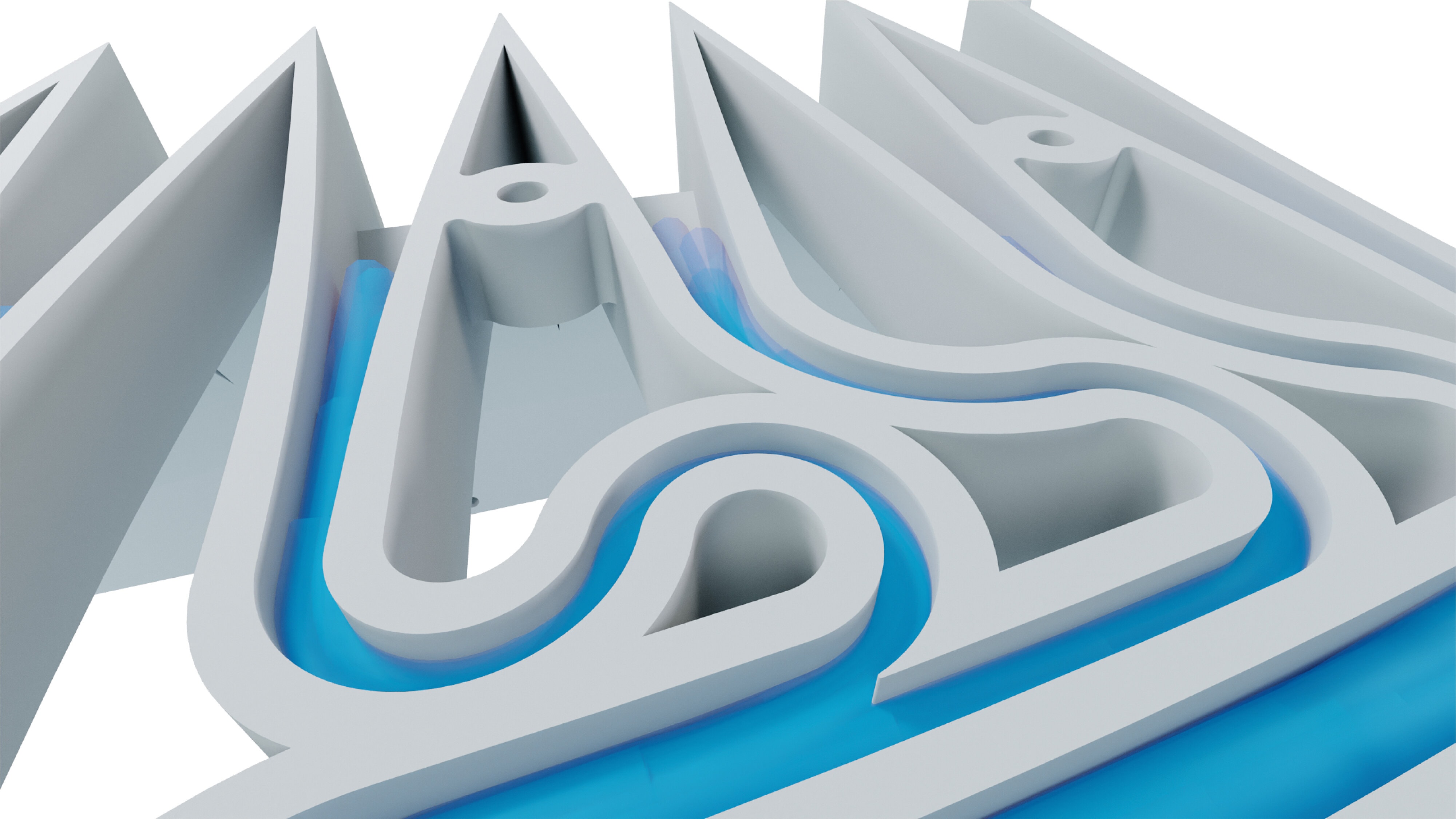 Image of an abstract representation of QSC LEAF Waveguide