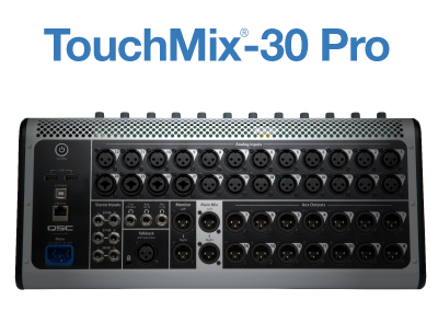 Image of the back of TouchMix-30 Pro