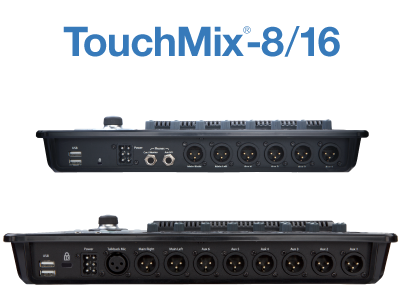 Image of TouchMix-8 and TouchMix-16