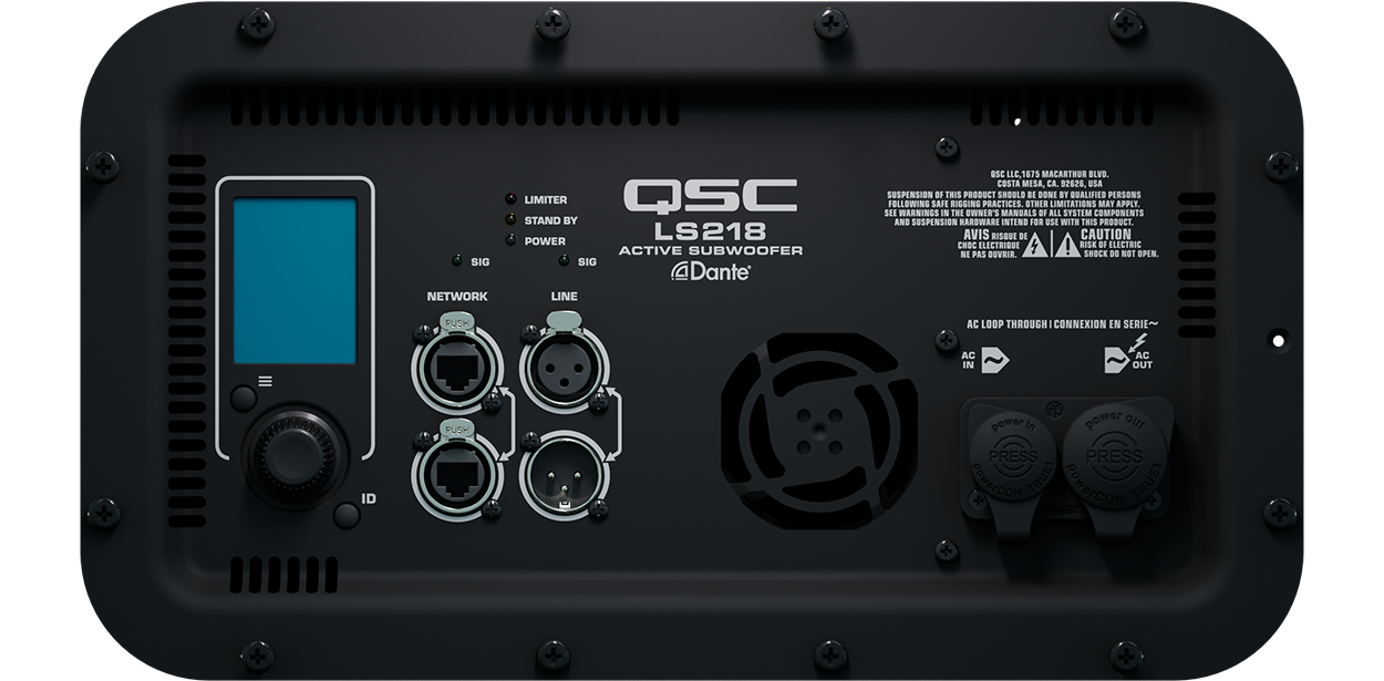 LS218 Rear Panel Image
