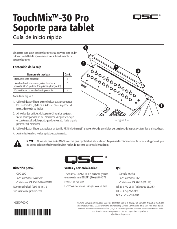 q_mix_tmix_30_pro_quickstart_tabletsupportstand_es.pdf