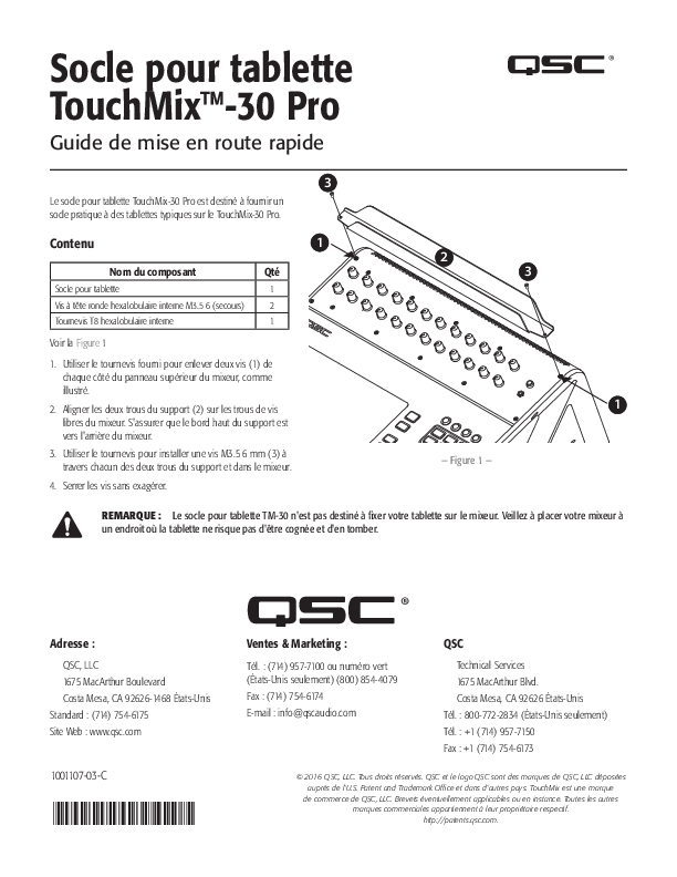 q_mix_tmix_30_pro_quickstart_tabletsupportstand_fr.pdf